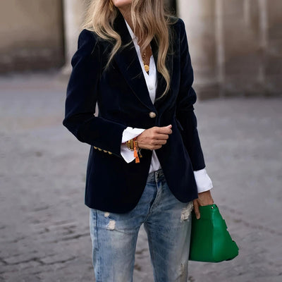 Claire - Blazer en velours - Tout Pour Vous