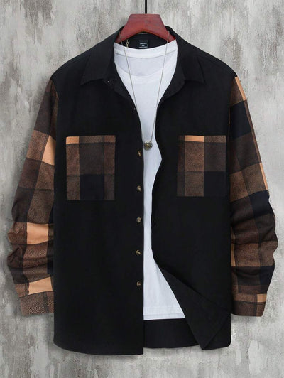 Manuel – Surchemise à Carreaux Patchwork - Tout Pour Vous