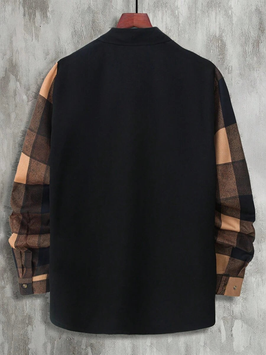 Manuel – Surchemise à Carreaux Patchwork - Tout Pour Vous