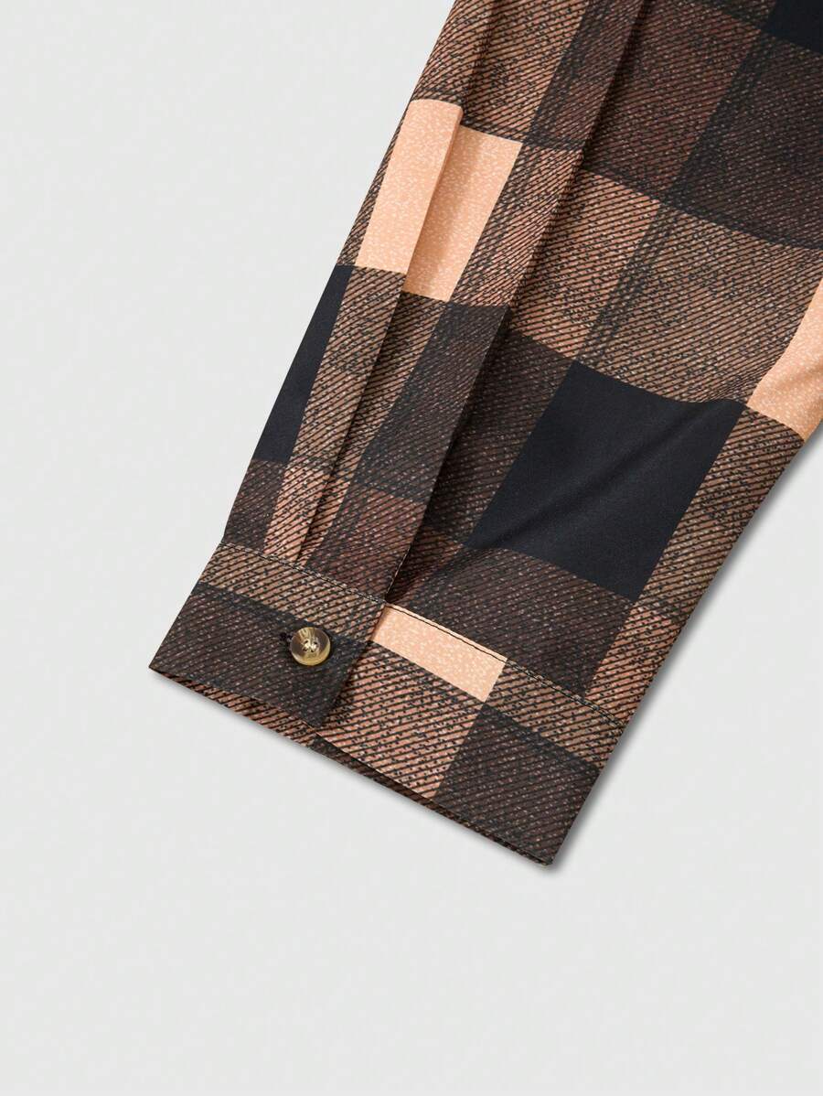 Manuel – Surchemise à Carreaux Patchwork - Tout Pour Vous