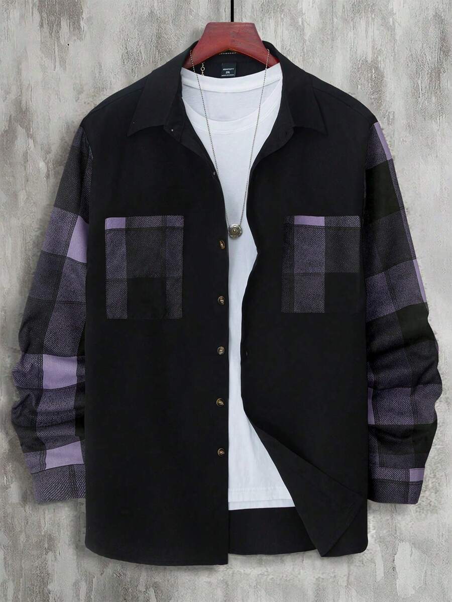 Manuel – Surchemise à Carreaux Patchwork - Tout Pour Vous