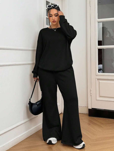 Janine 2 Pièces Grande Taille à Capuche et Jogging - Tout Pour Vous