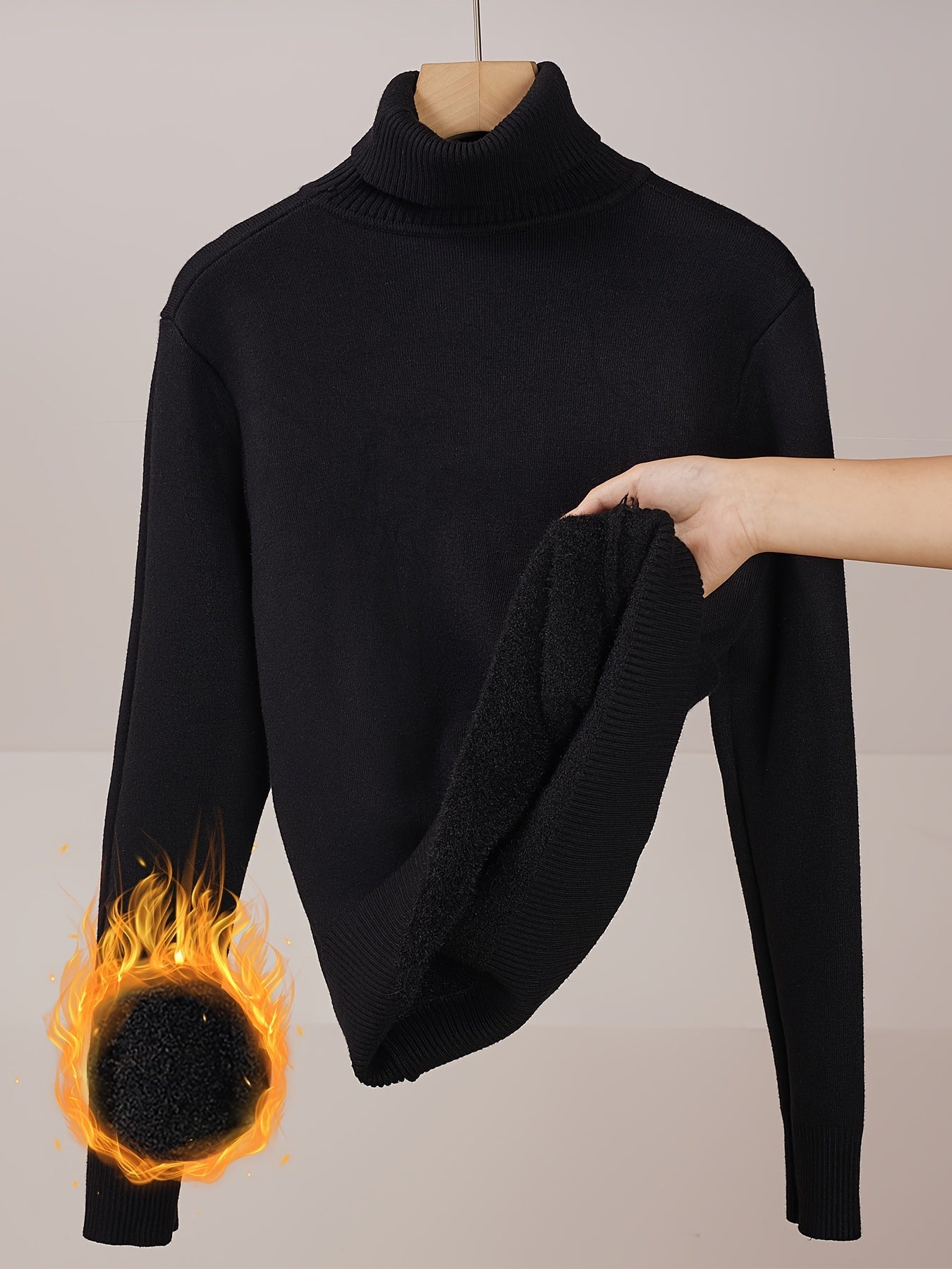 Wendy – Col roulé en polaire douillet