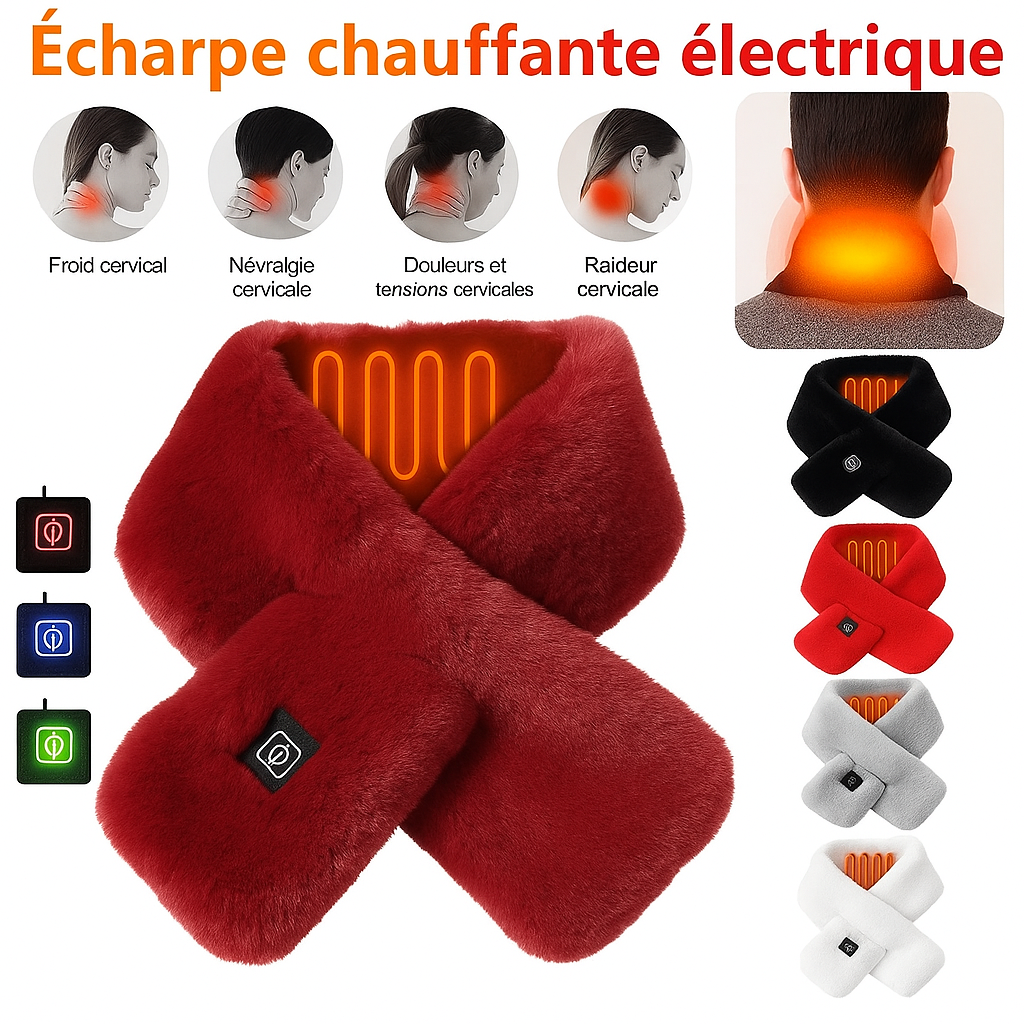 Alix - Écharpe Chauffante USB en Teddy - Tout Pour Vous
