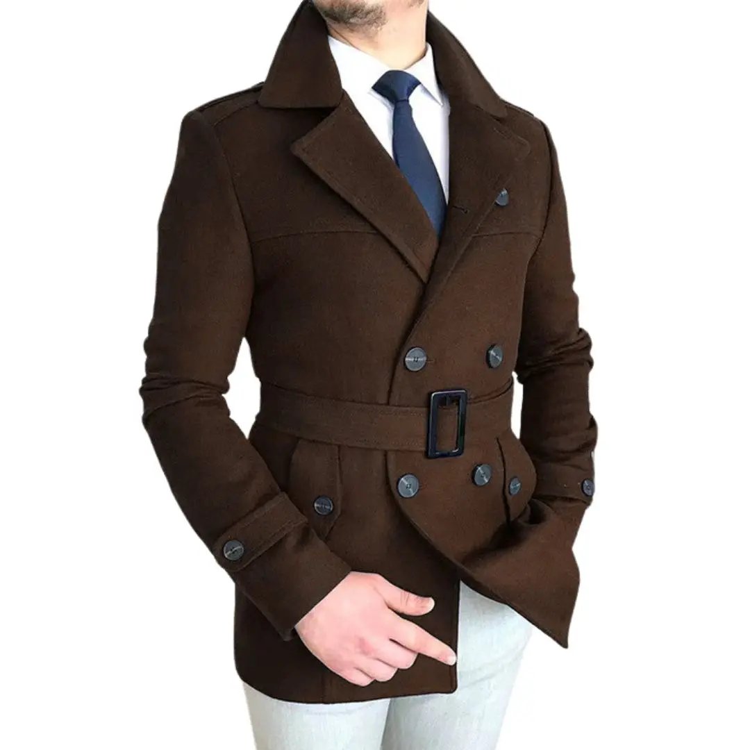 Olivier – Trench-coat en laine - Tout Pour Vous