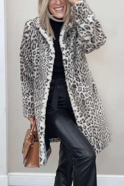 Hannelore - Manteau à imprimé léopard - Tout Pour Vous