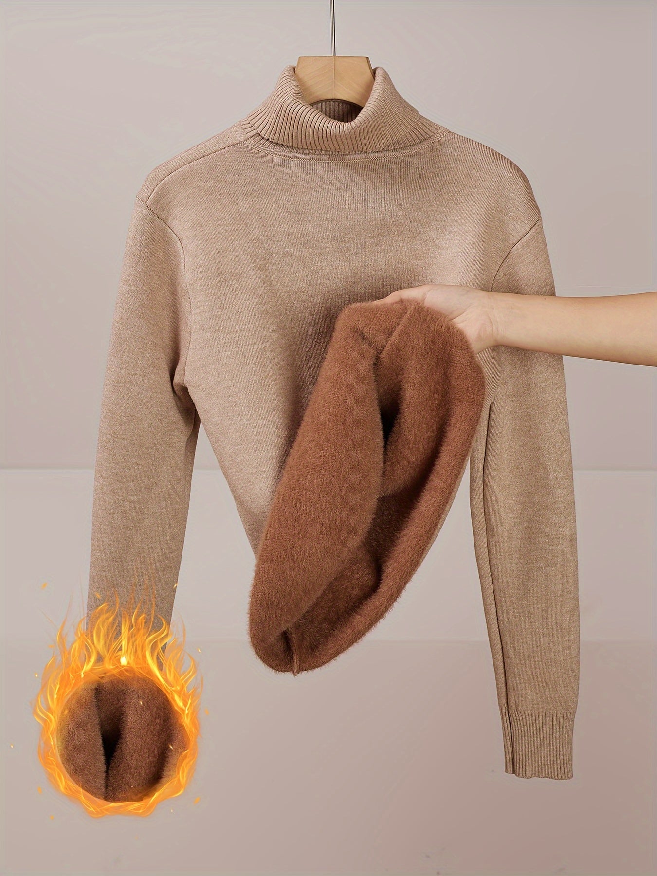 Wendy – Col roulé en polaire douillet