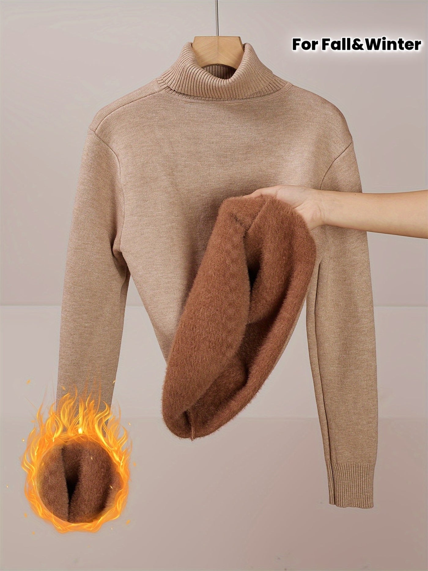 Wendy – Col roulé en polaire douillet