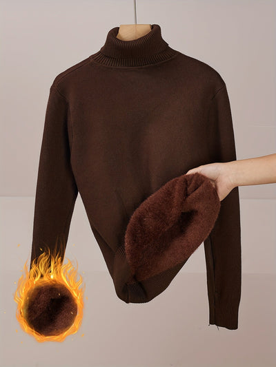 Wendy – Col roulé en polaire douillet
